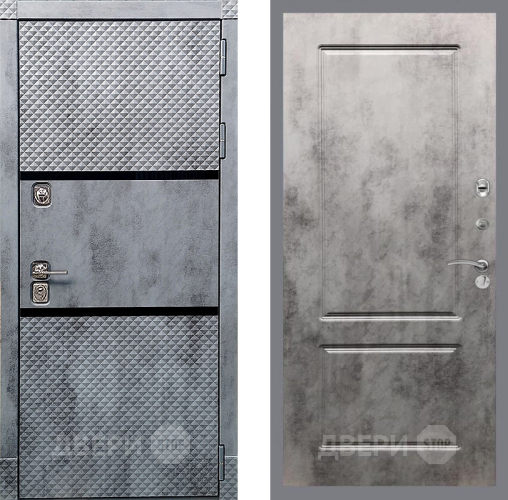 Входная металлическая Дверь Рекс (REX) 15 Бетон Темный FL-117 Бетон темный в Старой Купавне