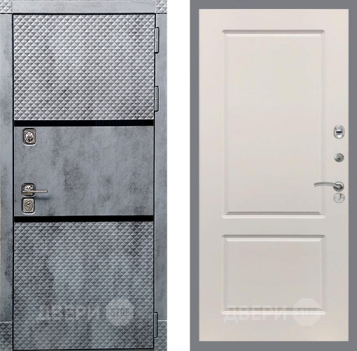 Входная металлическая Дверь Рекс (REX) 15 Бетон Темный FL-117 Шампань в Старой Купавне