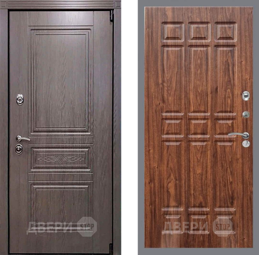 Входная металлическая Дверь Рекс (REX) Премиум-S FL-33 орех тисненый в Старой Купавне