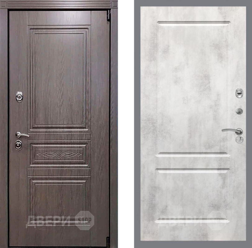 Входная металлическая Дверь Рекс (REX) Премиум-S FL-117 Бетон светлый в Старой Купавне