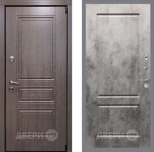 Входная металлическая Дверь Рекс (REX) Премиум-S FL-117 Бетон темный в Старой Купавне