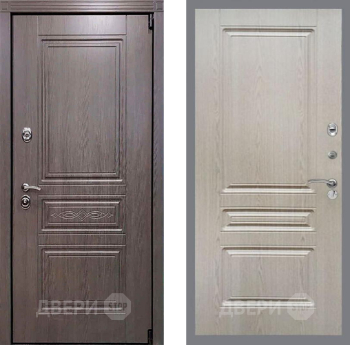 Входная металлическая Дверь Рекс (REX) Премиум-S FL-243 Беленый дуб в Старой Купавне