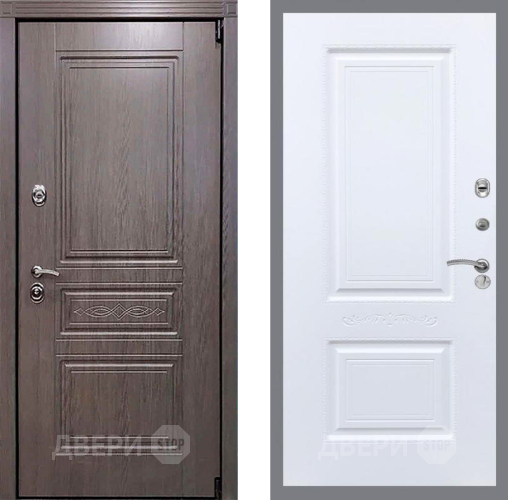 Входная металлическая Дверь Рекс (REX) Премиум-S Смальта Силк Сноу в Старой Купавне