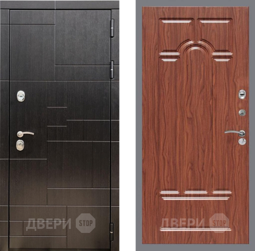 Входная металлическая Дверь Рекс (REX) 20 FL-58 орех тисненый в Старой Купавне