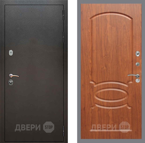 Входная металлическая Дверь Рекс (REX) 5 Серебро Антик FL-128 Морёная берёза в Старой Купавне