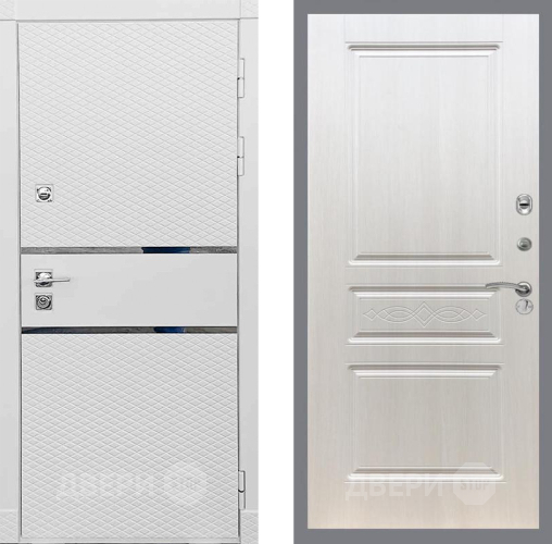 Входная металлическая Дверь Рекс (REX) 15 Силк Сноу FL-243 Лиственница беж в Старой Купавне