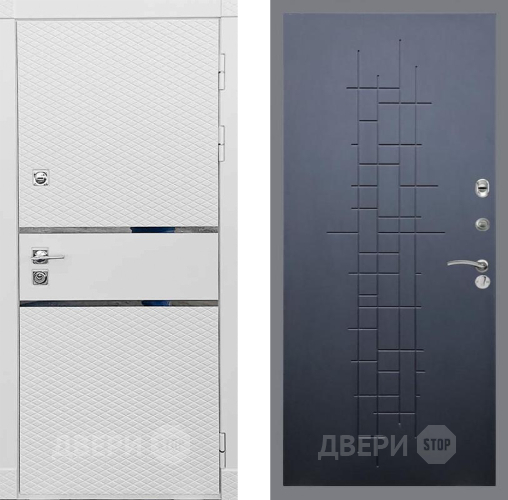 Входная металлическая Дверь Рекс (REX) 15 Силк Сноу FL-289 Ясень черный в Старой Купавне