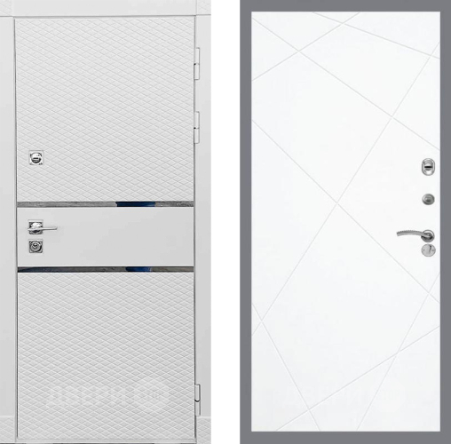 Входная металлическая Дверь Рекс (REX) 15 Силк Сноу FL-291 Силк Сноу в Старой Купавне