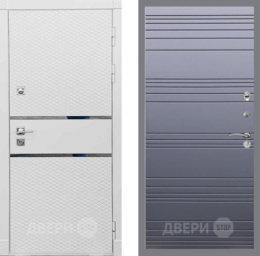 Входная металлическая Дверь Рекс (REX) 15 Силк Сноу Line Силк титан в Старой Купавне
