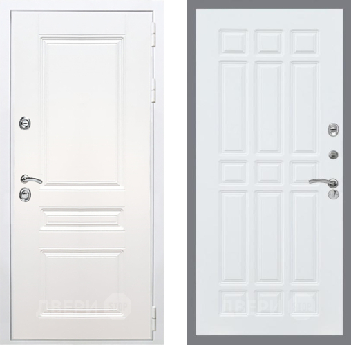 Входная металлическая Дверь Рекс (REX) Премиум-н Силк Сноу FL-33 Силк Сноу в Старой Купавне