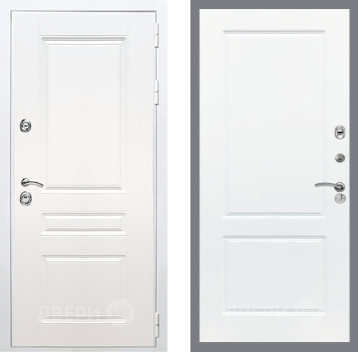 Входная металлическая Дверь Рекс (REX) Премиум-н Силк Сноу FL-117 Силк Сноу в Старой Купавне