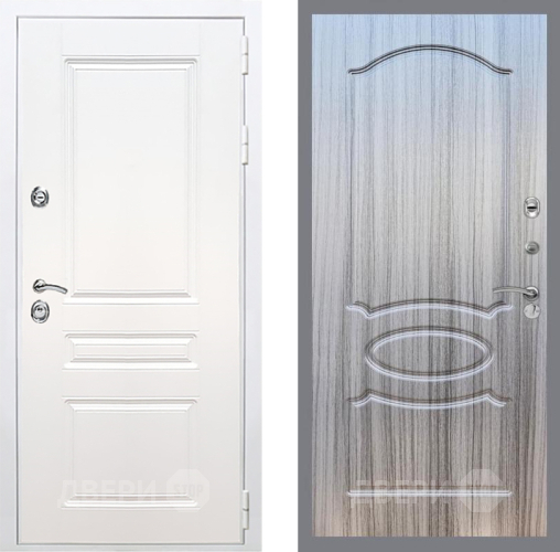 Дверь Рекс (REX) Премиум-н Силк Сноу FL-128 Сандал грей в Старой Купавне