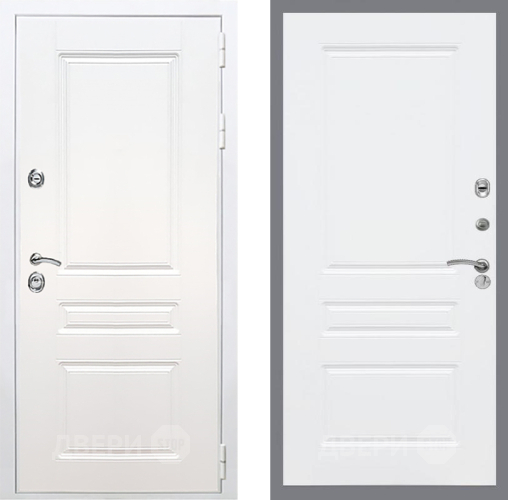 Входная металлическая Дверь Рекс (REX) Премиум-н Силк Сноу FL-243 Силк Сноу в Старой Купавне