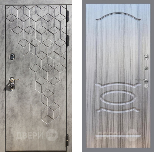 Входная металлическая Дверь Рекс (REX) 23 FL-128 Сандал грей в Старой Купавне