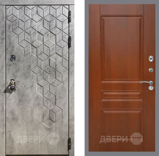 Входная металлическая Дверь Рекс (REX) 23 FL-243 Итальянский орех в Старой Купавне