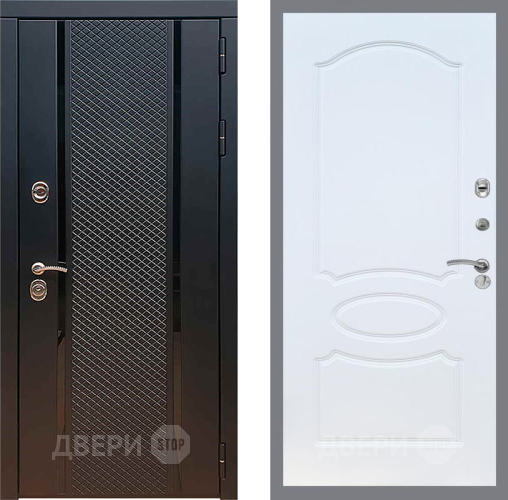 Входная металлическая Дверь Рекс (REX) 25 FL-128 Белый ясень в Старой Купавне