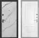 Входная металлическая Дверь Интекрон (INTECRON) Профит Black Мрамор Арктик КВ-2 Белый матовый в Старой Купавне