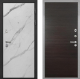 Входная металлическая Дверь Интекрон (INTECRON) Гектор Мрамор Арктик Гладкая Эковенге поперечный в Старой Купавне