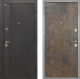 Входная металлическая Дверь Интекрон (INTECRON) Олимпия Black 4К Гладкая Гранж в Старой Купавне