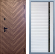 Дверь Дива МД-98 МХ-45 Белый матовый 960х2050 мм