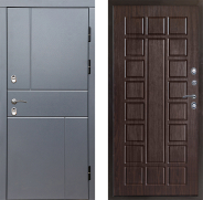 Дверь Престиж TERMO с терморазрывом Горизонт Грэй Престиж Венге 860х2050 мм