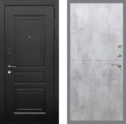 Дверь Рекс (REX) 6 Венге FL-290 Бетон светлый 960х2050 мм