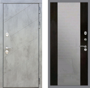 Дверь Рекс (REX) 22 СБ-16 Зеркало Венге 960х2050 мм